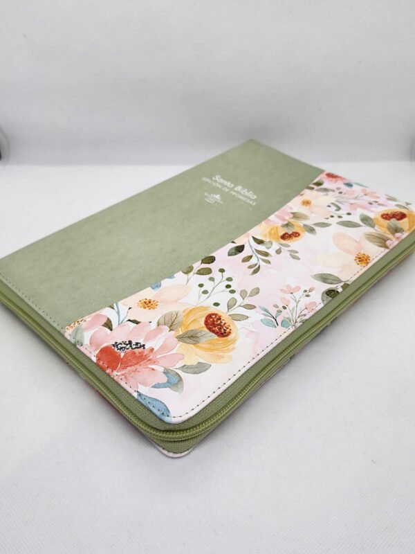 Biblia De Promesas Verde Floral