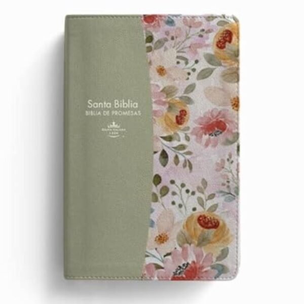 Biblia Promesas RVR 1960 Color Verde Floral