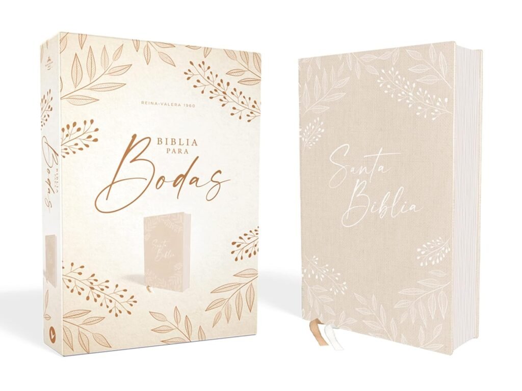 Biblia para Boda Reina Valera 1960 tapa dura y caja