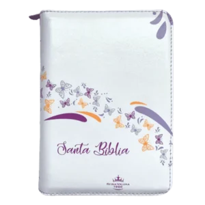 Biblia Blanca de Mariposas RVR60